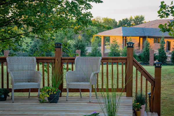 wooden deck