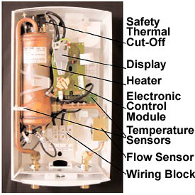  inside the Stiebel Eltron DHC-E 8/10 Tankless Electric Water Heater