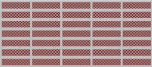 stack bond - brick layout