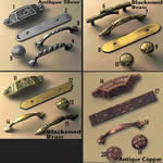 kitchen cabinet decorative pulls, knobs and handles