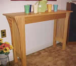 sofa or hall table - free plans, drawings & instructions